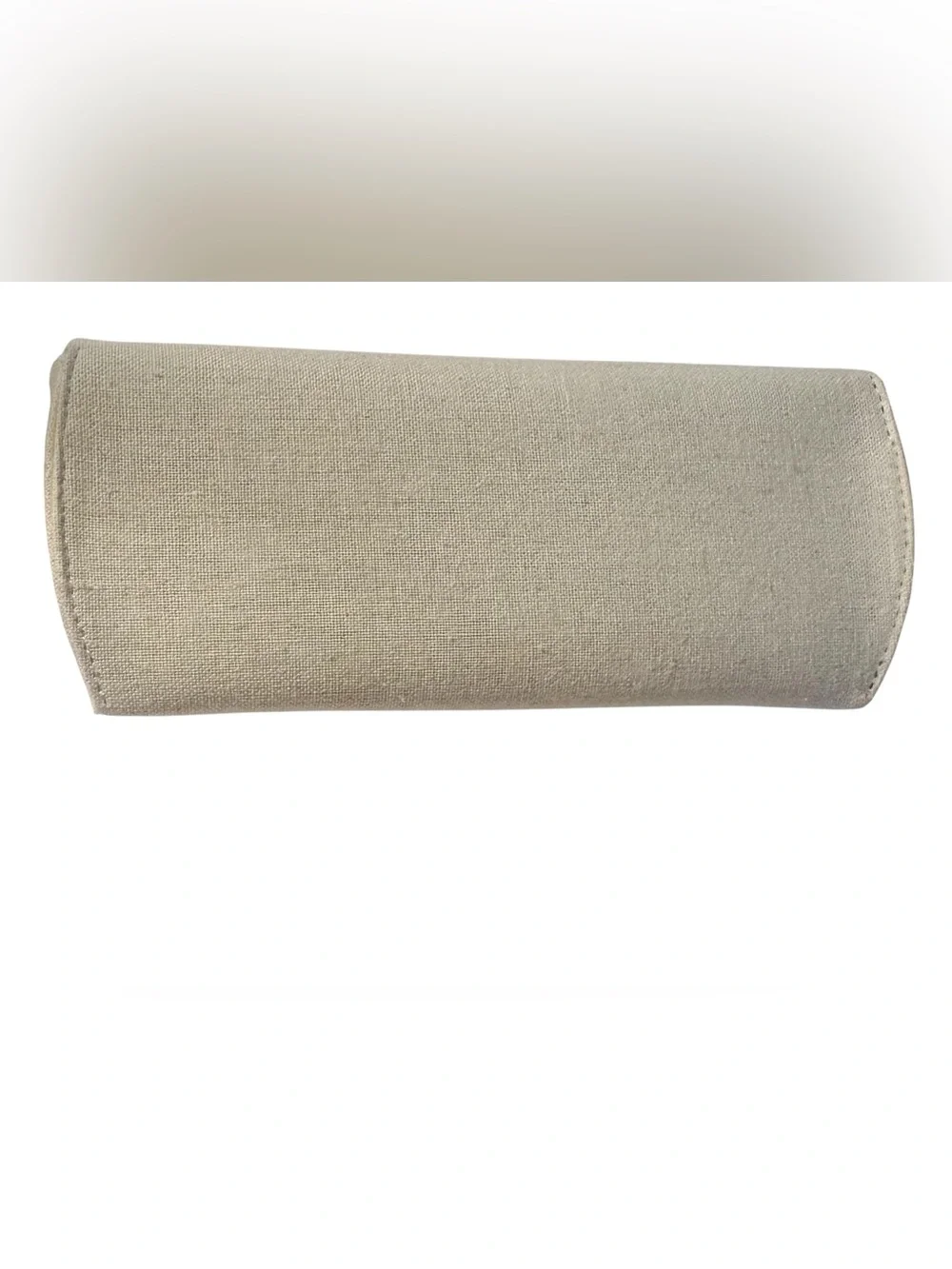 Authentic Salvatore Ferragamo Eyewear Sunglasses Case Cream Beige Tan Canvas
